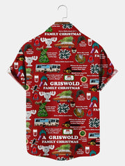 Men'S Christmas Tree Printed Shirt