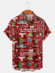 Men'S Christmas Tree Printed Shirt