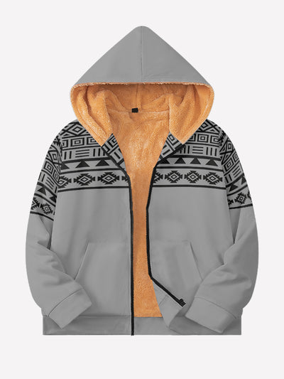 Men'S West Aztec Print Full Zip Jacket