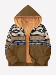 Men'S West Aztec  Print Full Zip Jacket